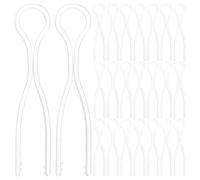 VILLCASE Plastic Sewing Bobbin Clips and Skipped Stitches Reduce Thread Jams 50pcs for Thread Spool and Sewing Machine Bobbins and Home Organisation