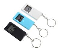 VILLCASE Pocket Watch with Keychain, Small Portable Digital Watch, Electronic Clip-on Nurses Sports Backpacks 3pcs