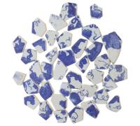 VILLCASE Porcelain Ceramic Broken Irregular Mosaic Tiles 500g DIY Craft Making Kit for Kitchen Backsplash Wall Decoration