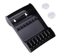 VILLCASE Portable Multi-Function Hairdressing Tools Bracket Abs Storage Box Can Hold 6pcs Scissors Creative Scissors Shelf Large Capacity for Hairstylist Home Use