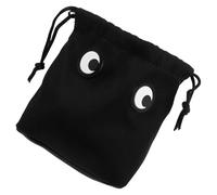 VILLCASE Portable Nylon Drawstring Makeup Bag with Handle, Stylish Cosmetic Organizer Pouch for Women, for Daily Use and Business Trips, Lightweight and Cute Design