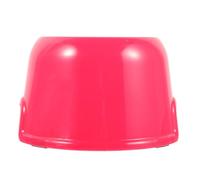 VILLCASE Portable Plastic Dog Feeding Bowl with Large Capacity and Smooth Surface, Red Adorable Colored Design Suitable for Pets, for Daily Feeding and Watering Needs