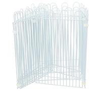 VILLCASE Portable Playpen Panels Hamster Playpen Panels Safe and Reliable Easy Assembly Iron Wire Plastic Simple Beautiful Generous Design for Garden and Outdoors Use Suitable