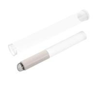 VILLCASE Portable Silicone Lip Brush round Head for Comfortable Lip Gloss and Cosmetic Application, Sleek White Design for On-the-go Makeup Touch-ups