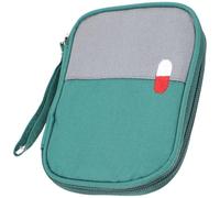 VILLCASE Portable Small Emergency Kit Storage Bag Compact Medicine Storage Bag Tear-Resistant Oxford Cloth Zip Design Lightweight for Business and Leisure Use by Families and Friends