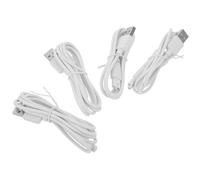 VILLCASE Portable Water Flosser Fast Charging USB Charging Cable Cord 4pcs TPE Material Prevents Loose Connections Compatible with Cordless Oral Irrigators Suitable for Home and Travel