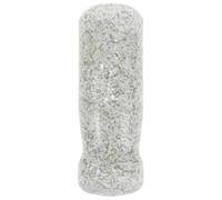 VILLCASE Practical Stone Pestle and Mortar round Grinding Head and Handle, Lightweight and Resistant to Fall, for Fast Mashing Garlic and Medicine the Kitchen Random Color