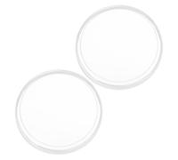VILLCASE Pressure Gauge Cover, 2pcs Transparent Plastic Lens Protector for Pool Scuba Meter, Clear Replacement Window with Universal Compatibility