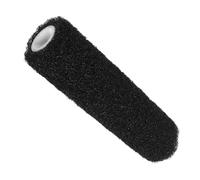 VILLCASE Putty Roller Brush Walls Drywall Paint Rollers Ceilings Painting Plaster Covers Knock Down Texture Tool Edger Attachment Black Nylon