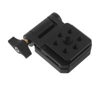 VILLCASE Quick Release Camera Mounting Plate Adapter for DSLR Tripod Ballhead, Aluminum Alloy Clamp with 1/4Inch Thread, Foldable L-Type Stabilizer Plate for Studio and Outdoor Photography