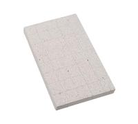 VILLCASE Rabbit Nail Scratch Pad Guinea Pig Claw Grinding Deck Small Animal Foot Pad Volcanic Stone Molar Board for Chinchilla Squirrel Hedgehog Gerbil 9.4X5.9X1 Inches