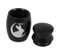 VILLCASE Rabbit Urn Small Cremation Urns Stainless Steel for Pet Bunny Memorial Ashes Keepsake for Home Garden Decor Use