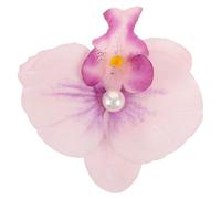 VILLCASE Realistic Butterfly Orchid Hair Clip Elegant Artificial Phalaenopsis Flower Accessory for Weddings Parties and Everyday Use Versatile Floral Hairpin for Women