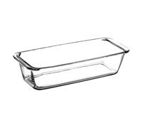VILLCASE Rectangular Tempered Glass Baking Pan for Oven and Microwave Wear-Resistant Food Serving Dish with Dual Handles Safe and Clean Glass Salad and Baking Container for Kitchen Use