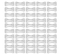 VILLCASE Replaceable Aluminum Metal Clips 100pcs for Compression Wraps Hand Support Tubular Stitches