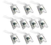 VILLCASE Resin Fish Key Chain Charms Decorative Accessories Practical and Easy to Operate Handmade 10pcs Adorable Design Gift for Friends and Family