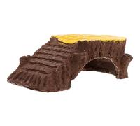 VILLCASE Resin Turtle Basking Platform and Reptile Cave Hideout for Terrarium Decor, Special Shape Habitat Accessory to Reduce Daylight and Provide Shelter for Turtle and Reptile Animals