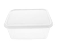 VILLCASE Reusable 4L Dough Proofing Box with Lid, PP Food Storage Container | Stackable round Container, Smooth Edges, Home Refrigerator Use, Classifies Ingredients and Keeps Pizza Dough Warm
