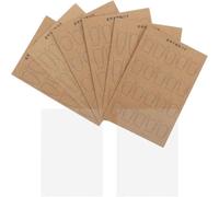 VILLCASE Reusable Double-Sided Nail Art Templates 6 Sheets for Hand-Painting Practice with Pet Sheets Suitable for Nail Art Students and Professionals