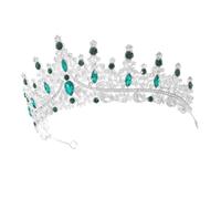 VILLCASE Rhinestone Birthday Crown Tiara Headband for Women with Comfortable Fit and Versatile Use, Zinc Alloy Material, Elegant European Design for Party and Wedding Accessories