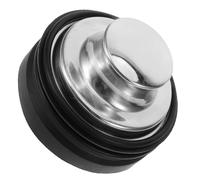 VILLCASE Rubber Garbage Disposal Plug Stainless Steel Flange Kitchen Sink Stopper for Home and Restaurant Use, Noise Reduction and Sturdy Splash Guard for Food Waste Disposer
