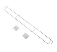 VILLCASE Rv Refrigerator Bracket Stainless Steel Extendable Tension Rod for Travel Trailers Fridge Storage Adjustable Swivel Bracket