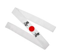 VILLCASE Samurai Japanese Headband 100% Cotton Adjustable Size Traditional Japanese Style Comfortable Fabric Party Headband for Ninjas and Martial Arts