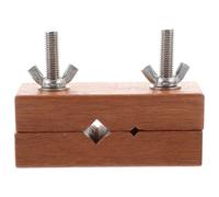 VILLCASE Seal Clamp Carving Clamp for Students Assorted Color Wood and Metal Practical Seal Tool Organizer Keeps in Place Burr-Free Design and Deepening of Traditional Culture
