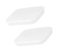 VILLCASE Sealed Food Storage Boxes with Lid Kitchen Refrigerator Boxes 2pcs Four-grids Pp Containers Fresh Preservation and Microwave Safe for Meat and Vegetables for Home Use