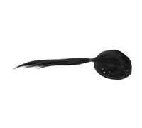 VILLCASE Seamless Hair Volume Pad Hairpiece for Thick Hair Solution with High Crown Pad Design Black Synthetic Fiber for Daily Life and Parties Volume Boost