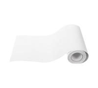 VILLCASE Self-Adhesive Skirting Board Cover PVC Wall Moulding Panel White 5m Flexible 12cm Time and Effort Saving for Living Room