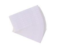 VILLCASE Self Adhesive Stickers 50 Sheets 64 Grid Large Sticky Labels Vinyl Name Stickers Sticky Name Labels Writable Labels for Plastic