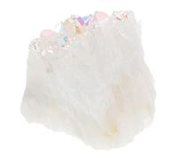 VILLCASE Seven-Color Crystal Cluster Mineral Geode 20-30g Raw Quartz Stone for Office Decoration and Student Science Teaching Specimen