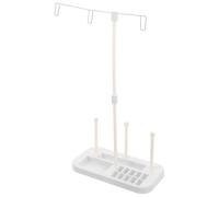 VILLCASE Sewing Machine Thread Stand Cone Holder White Spool Rack for Home Use Quilting and Embroidery Accessories Large Shaft Thread Storage