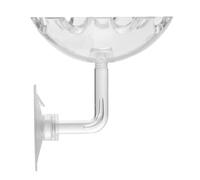 VILLCASE Shrimp Food Bowl Prawn Feeding Dish Decorative Shrimp Feeder Compact Size Acrylic Easy to Install Easy to Clean with Suction Cup for Fish Tank Aquarium