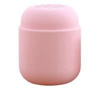 VILLCASE Silicone Makeup Sponge Holder Travel Case with Ventilated Strip Hollow Design and Breathable Holes, Portable Puff Storage Box for Dressing Table and Travel Use