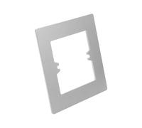 VILLCASE Single Gang Power Outlet Cover Plate, Electrical Wall Switch Decorative Spacer, 86-Type Grey Socket Faceplate for Home and Office Wall Hole Repair