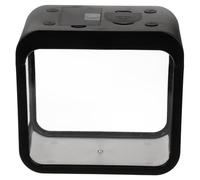 VILLCASE Small Fish Tank with Lamp Mini Aquarium for Desktop and Living Room, Plastic Breeding Isolation Box with Color Changing Light and Easy to Clean Design, Compact Ecological Landscape