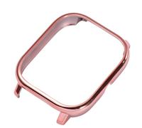 VILLCASE Smartwatch Protective Case PC Frame Cover, Rose Pink, Compatible Smartwatch Shell Accessory for Women, Scratch-resistant Vacuum Plated Finish, Lightweight Protection for Sports