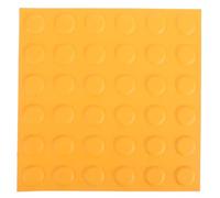VILLCASE Solid Orange Blind Bricks 30x30cm Raised Dots, Sturdy Paving Blind Bricks for Outdoor Sidewalks and Indoor Walkways, Practical Multifunctional Floor Stickers for Pathway Guidance