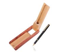 VILLCASE Solid Wood Pencil Case for Desk Organization for Office and School Use Holds Sailor Fountain Pens and Other Stationery