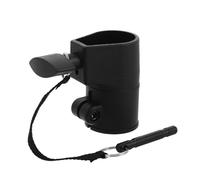 VILLCASE Speaker Stand Adapter Sleeve, 40mm to 35mm Speaker Pole Coupler Sleeve, Locking Collar, Black Plastic Metal, Reusable Design, for Speaker Tripod Stands and DJ Setups