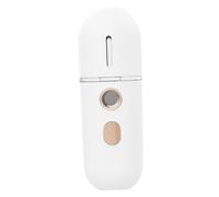 VILLCASE Sprayer, Compact 12ml Facial Mist Steamer Portable Nano with Care Handheld and Atomized Water Molecules for Moisturizing White Abs Material Face Skin for Travel Daily Use