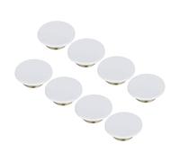 VILLCASE Sprinkler Cover Plates Easy Maintenance in High Temperature Resistance and 8pcs White Flat Made of Iron Ceiling Fire Safety Homes and Commercial Spaces