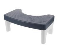 VILLCASE Stable and Sturdy Bathroom Potty Stool for Adults Made of Sturdy Pp Material, Space-Saving Chic Toilet Stepping Stool for Home Toilet Use and Improving Squatting Posture