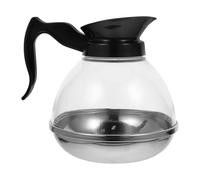 VILLCASE Stainless Steel Coffee Pot Featuring Sturdy Seamless Bottom and Drip-Free Lid Suitable for Kitchen and Outdoor Camping with Induction Base