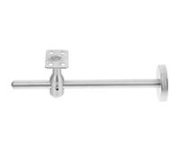 VILLCASE Stainless Steel Handrail Bracket Adjustable Wall Support Polished Chrome Finish for Staircase Banisters and Hallway Railings, Heavy Duty with Hardware Included (20.5 X 5 CM)