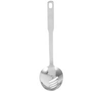 VILLCASE Stainless Steel Slotted Spoon Ergonomic Serving Utensil with Comfortable Grip and Sturdy Construction, Classic Design Kitchen Tool for Home and Hotel Use