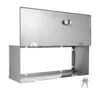VILLCASE Stainless Steel Wall Socket Frame Cover 86 Type Switch Socket Protector with Anti-Theft and Secure Features for Homes and Environments Requiring Electrical Outlet Protection
