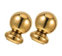 VILLCASE Stair Railing Finials with Elegant Modern Design Decorative Post Caps 2pcs Stainless Steel Suitable for 51mm Diameter Rods, for Indoor Stairs and Fence Post Cover